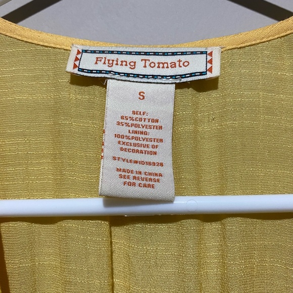 Yellow Embroidered Maxi Dress - Picture 2 of 2